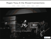 Tablet Screenshot of magentracymusic.com